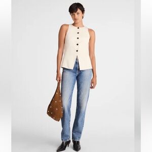 Madewell The Longline Straight Jean in Atlin Wash
